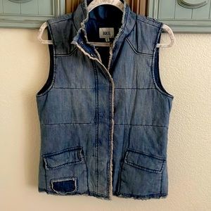 Denim Vest.